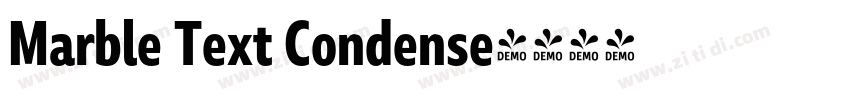 Marble Text Condense字体转换